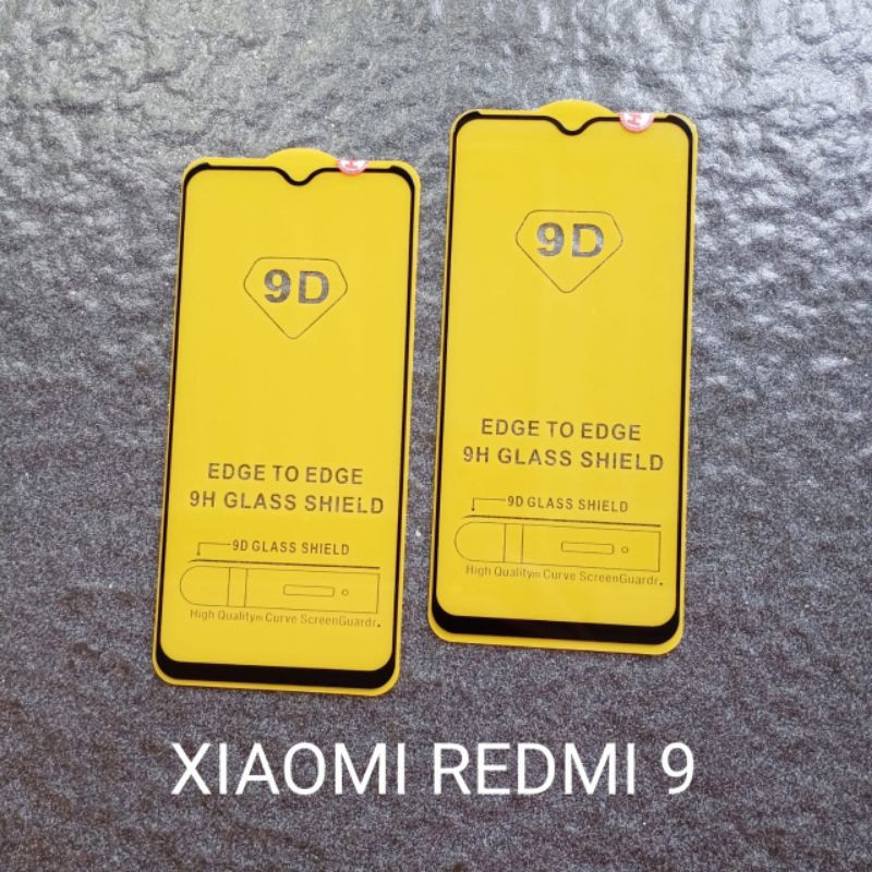 Tempered glass xiaomi redmi 9 TG full layar anti gores kaca