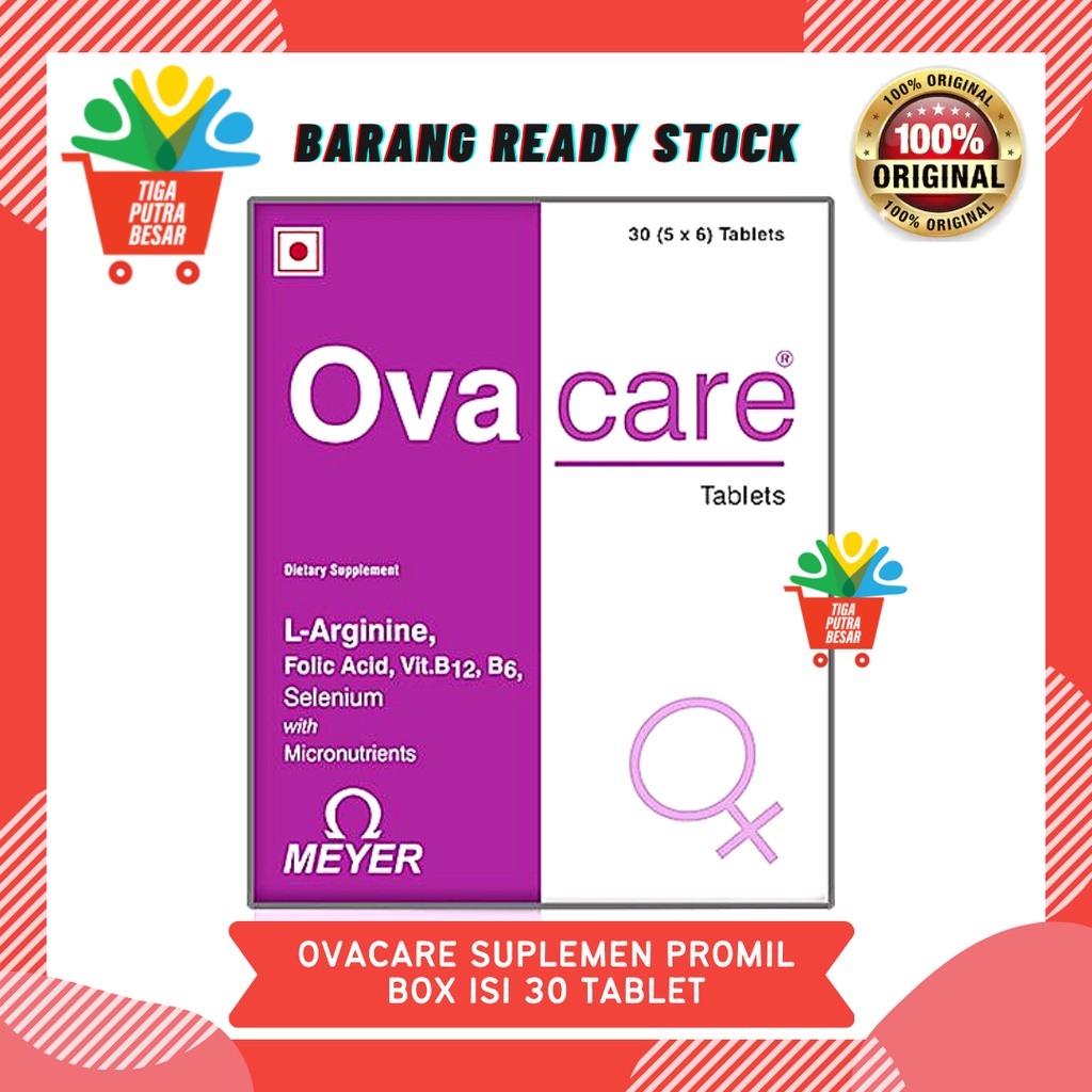 OVACARE BOX ISI 30 TABLET / SUPLEMEN PROMIL WANITA