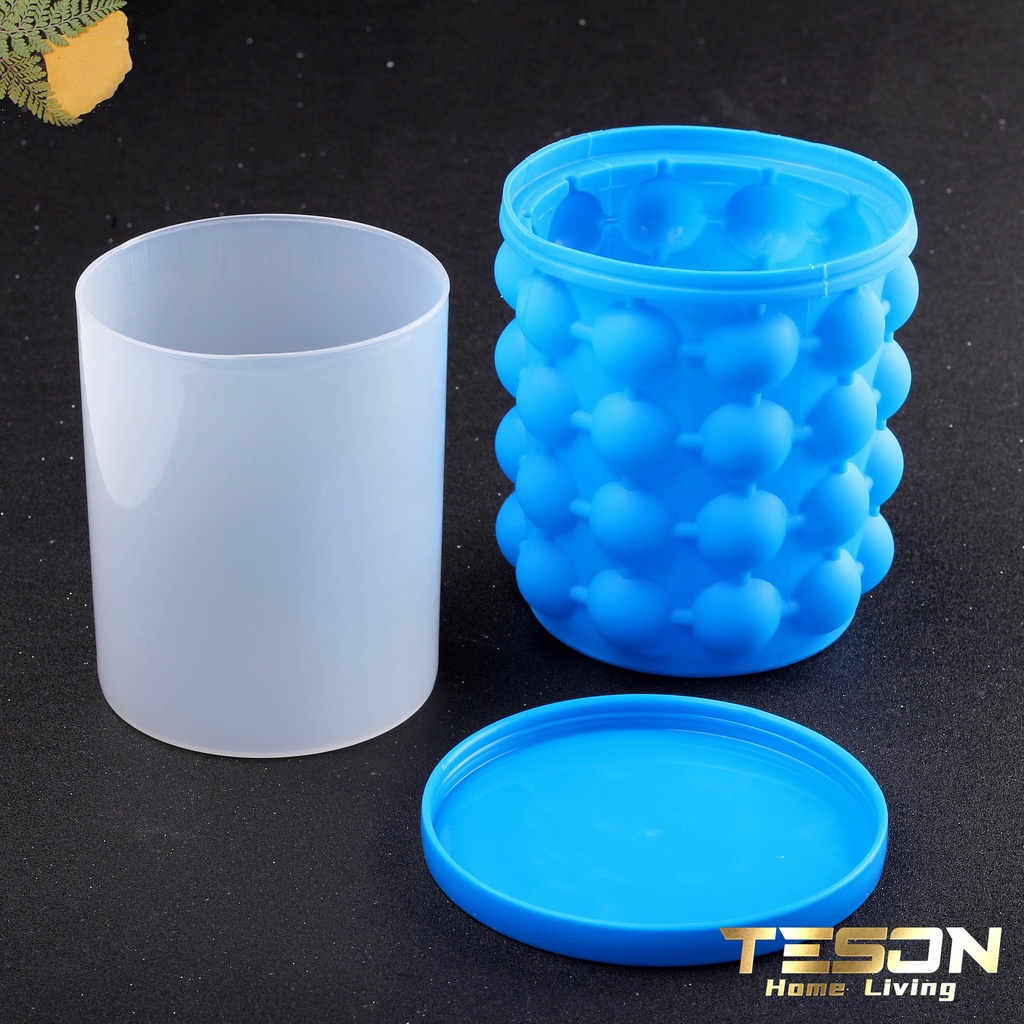 #TERMURAH!!! Cetakan Es Batu Tabung Silikon / Ice Cube Maker Bucket Genie Mold/I ce Cube Maker 3D Silicone Mold Cetak Pencetak