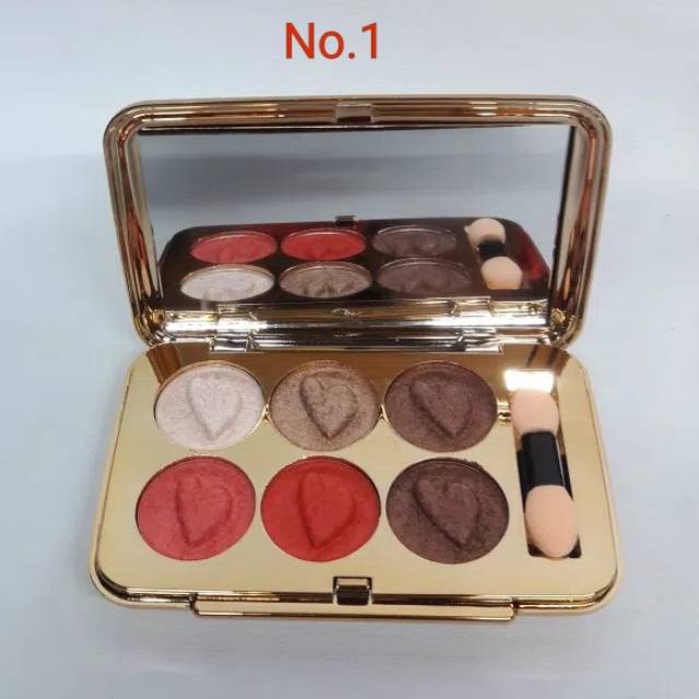 EYESHADOW 6.COLOUR XUEFEIFEL ARTBEAUTY / 4.seri