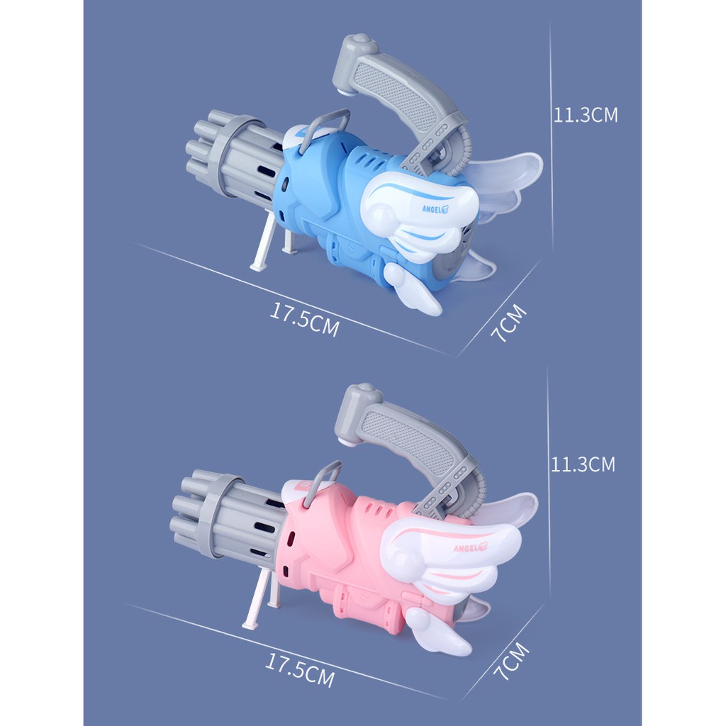 [Jualsemua18](2021-1)Mainan Pistol Automatic Buble Gatling Gun / Bubble Machine Gatling