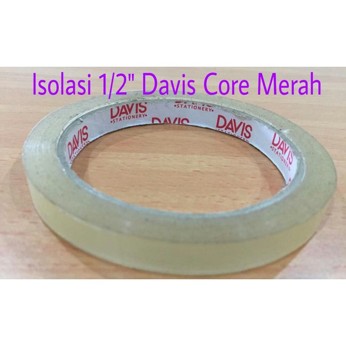 

Solatip/Isolasi Bening 1/2 Inch merk davis