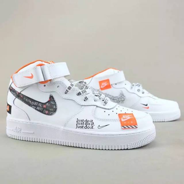 Nike Air Jordan white orange Original