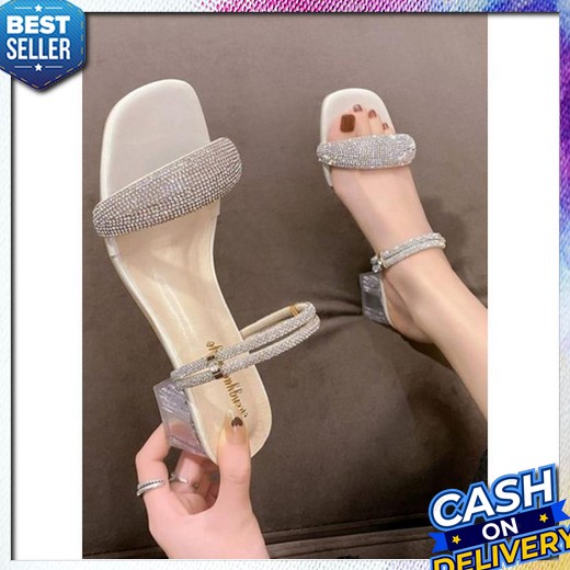 Sandal Haihils Wanita Terbaru 2022 Sendal Haihil Kekinian  Hak Tinggi Termurah Hils Remaja Heels Pes