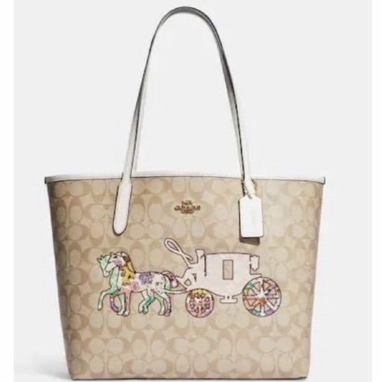 [Instant/Same Day]coach CA607 shopping bag handbag shoulder bag messenger bag   gwd  607