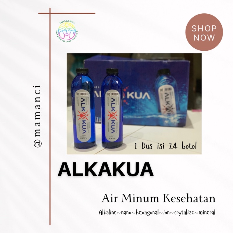 

ALKAKUA AIR MINUM KESEHATAN ALKAKUA 1 DUS ISI 24 BOTOL READY STOCK ORIGINAL FREE ONGKIR SURABAYA