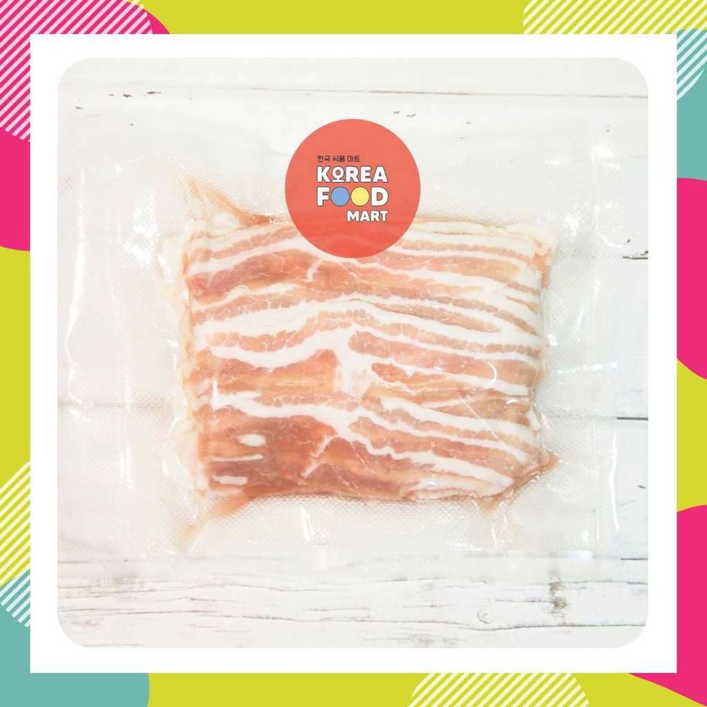 

PORK BELLY SLICE IMPORT / SAMGYEOPSAL / BABI SAMCAN IRIS COCOK UNTUK KOREAN BBQ DAN SHABU-SHABU