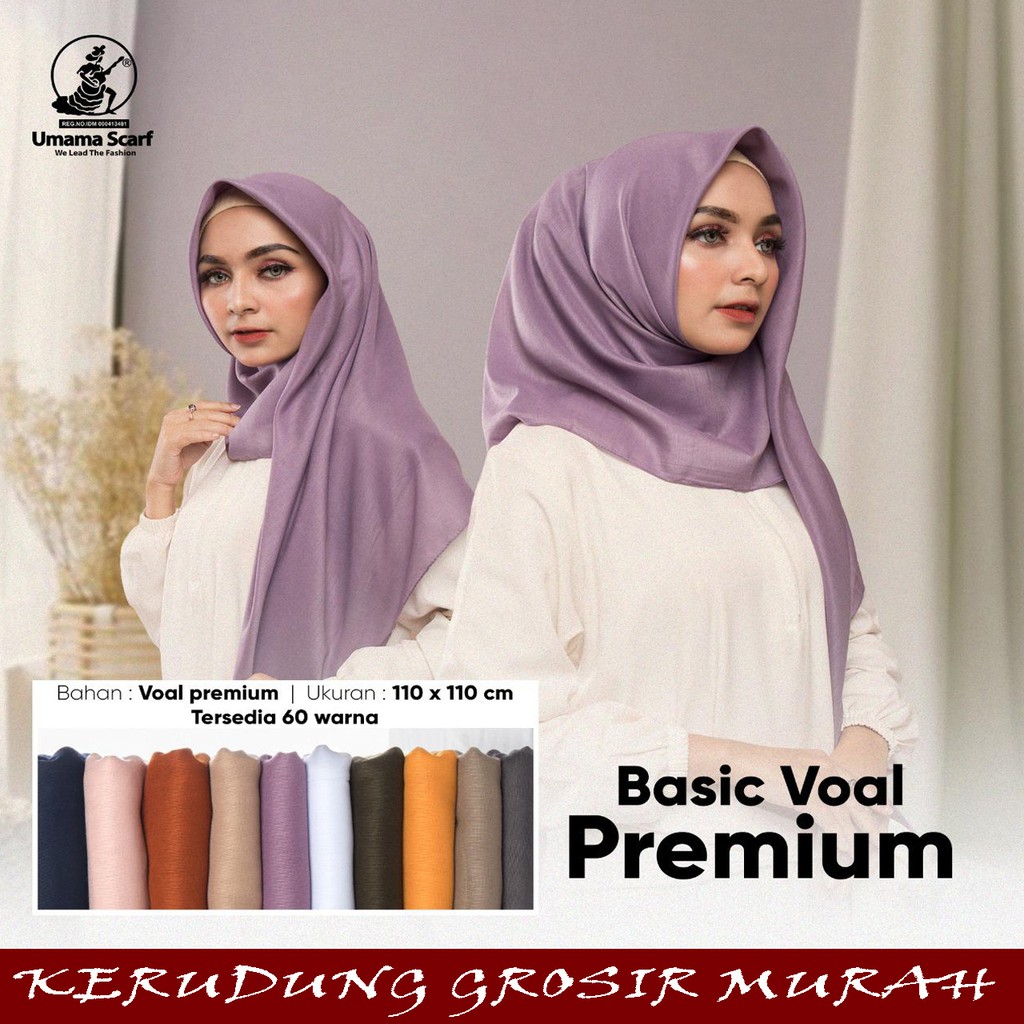 Basic voal premium umama grosir jilbab umama basic voal premium umama part 1