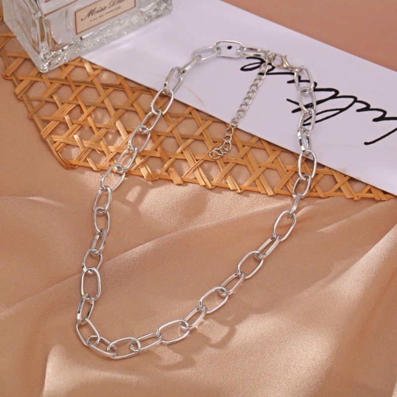 Kalung Rantai CHOKER RANTAI 02 Wanita Gaya Korea Fashion Elegan Aksesoris Cewek Mutiara Klavikula