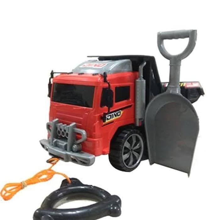 Mainan Maenan Anak Mobil Truk Pasir Hitam Merah MURAH - SHP TOYS - KDT 672