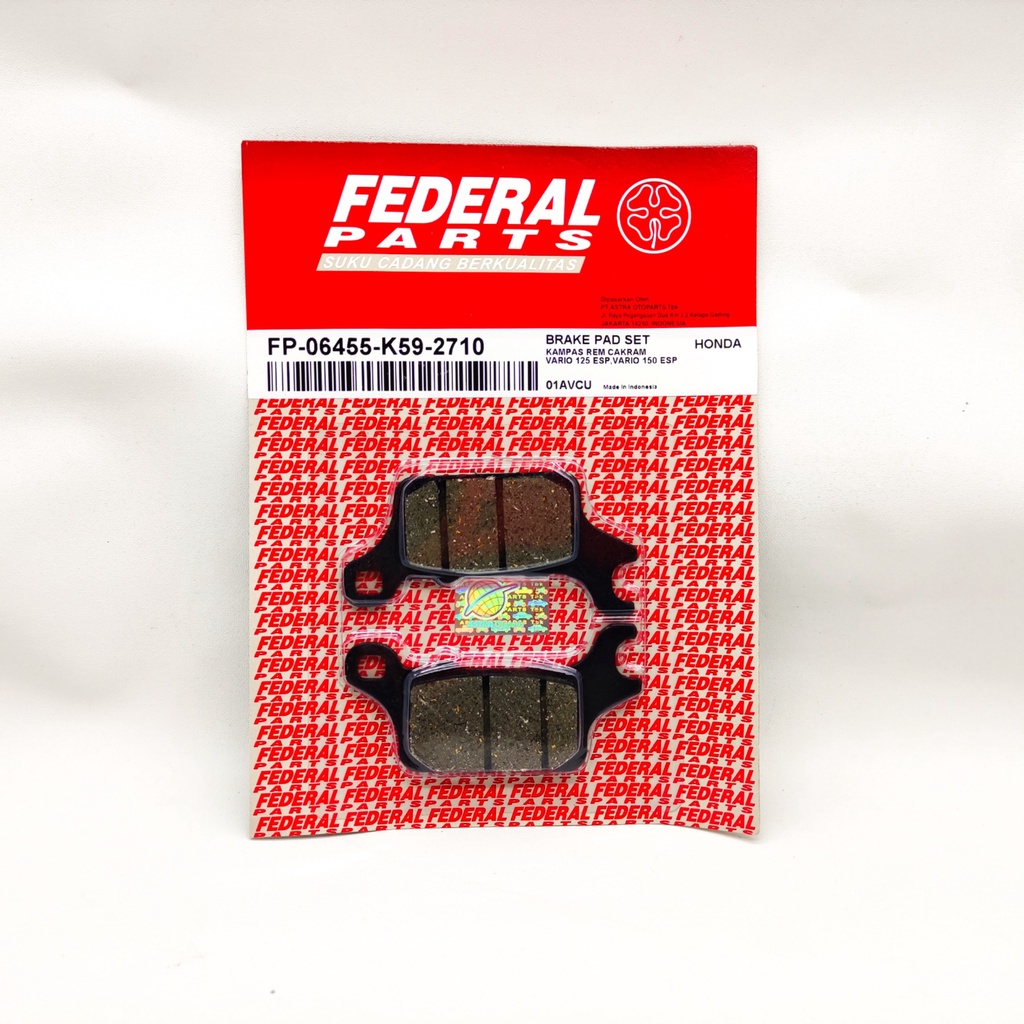 KAMPAS REM CAKRAM DEPAN VARIO 125 150 FEDERAL