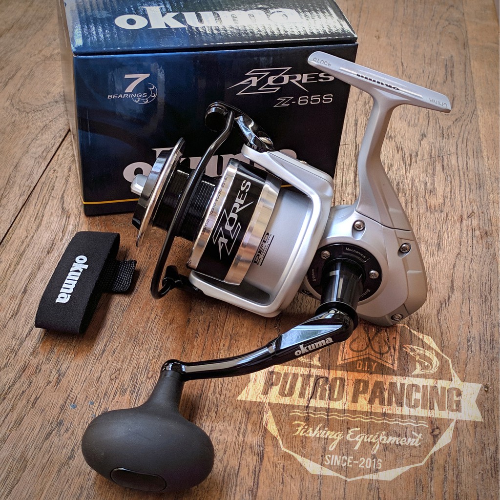 Reel Okuma Azores Z-65s POWER HANDLE