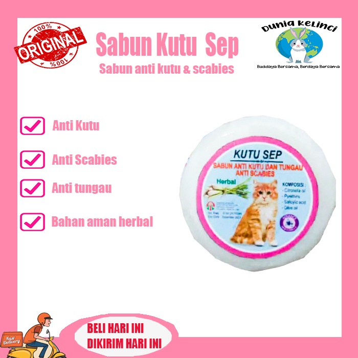 SABUN ANTI KUTU SCABIES KUCING KUTU SEP