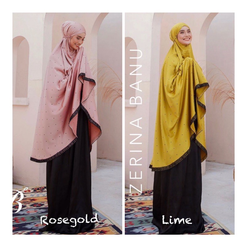 Polka Mukena Silk Dewasa by Zerina Banu