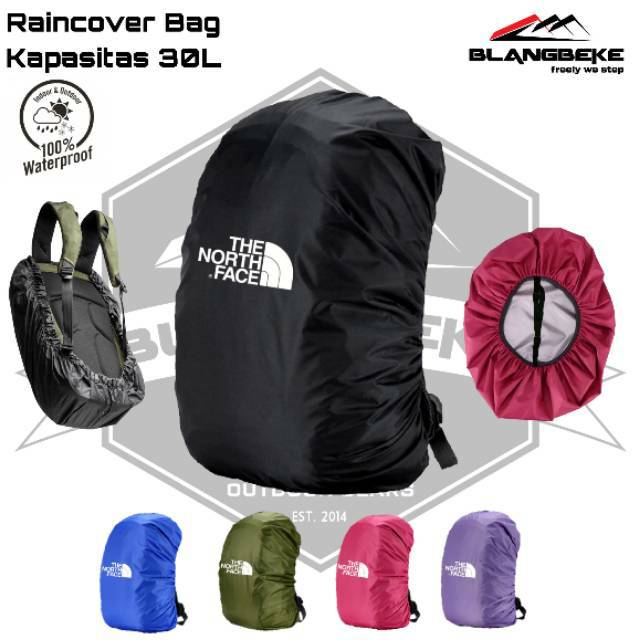 Rain Cover / Cover Bag Daypack Kapasitas 30L