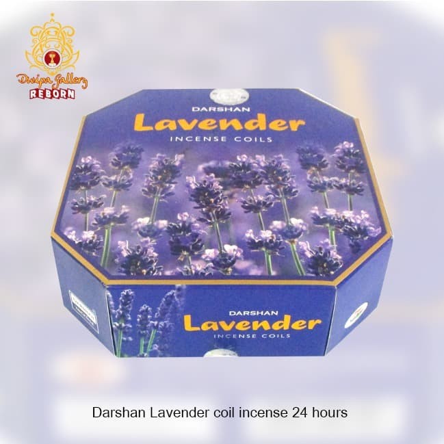 Dupa/ Hio Lingkar Wangi Harum &quot;Darshan&quot; Lavender Coil Incense 24 hours