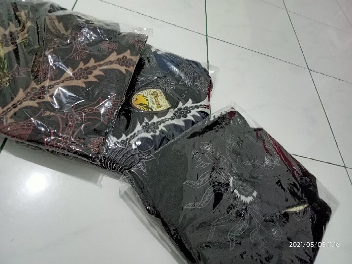 Bswart Batik Hrb026 Kenongo Hem Pendek Padi Pekalongan M L Xl Batik Pria Murah Modern Grosir