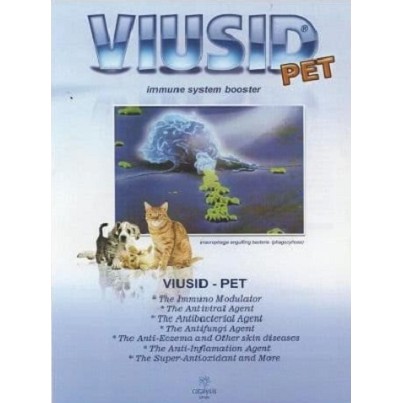 VIUSID Pets Pet Suplemen Obat Anti Virus Bakteri Kucing Anjing 10ml