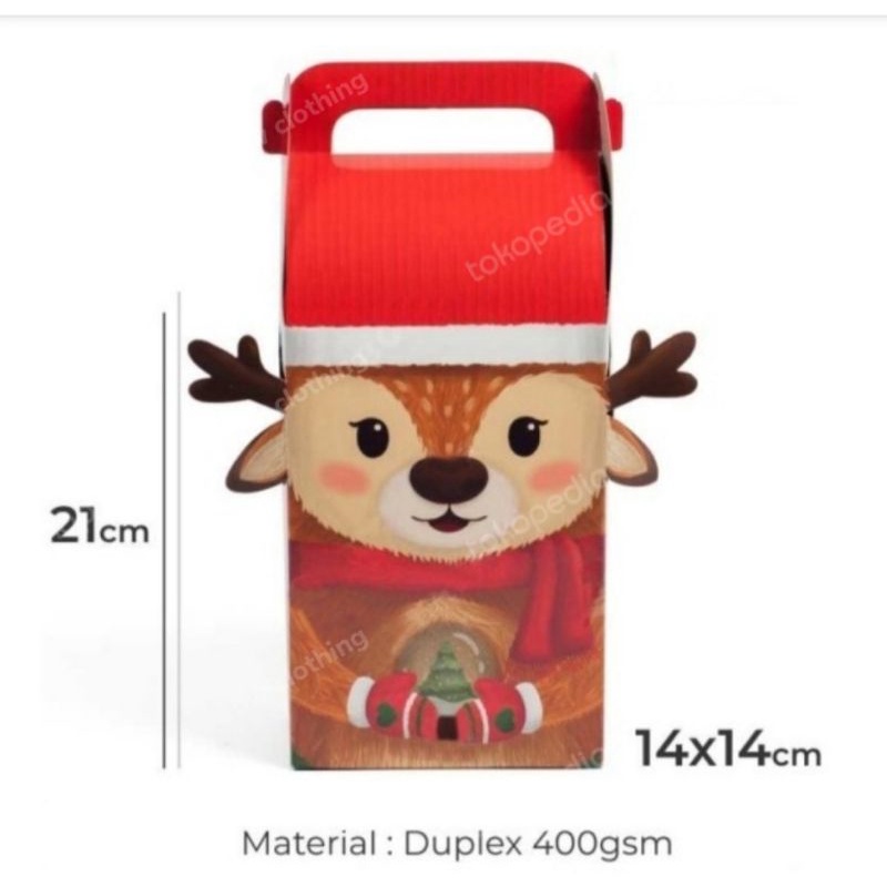 

Dus Natal - Box Natal - Packaging Natal 3 toples 500gram Reindeer