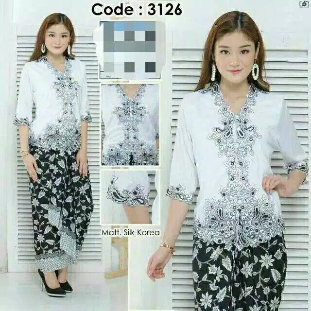 Kebaya Katun Modern Silky Korea