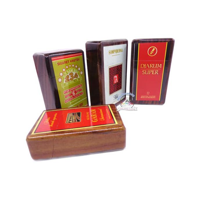 Harga Gila Produk Unggulan Wadah Rokok / Cigaret Storage / Kotak Dari Kayu Handmade Elegan AjqEjL1Uz69yV3