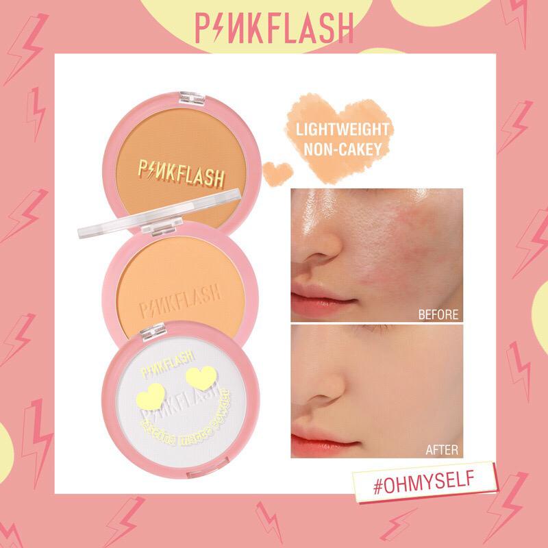 Original PINKFLASH Lasting Matte Pressed Powder PF-F08