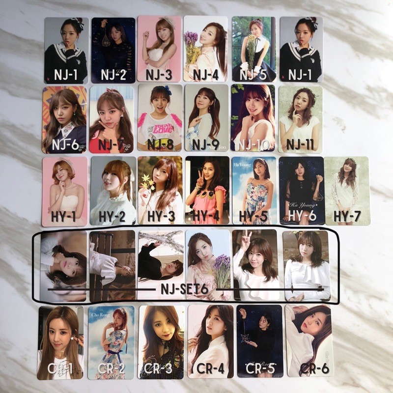 APINK PHOTOCARD [NAMJOO, HAYOUNG, CHORONG]
