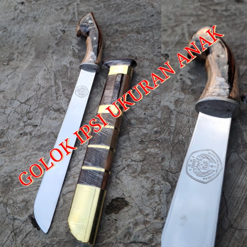 PISAU GOLOK SILAT IPSI ANAK 100% TUMPUL / PERALATAN SILAT