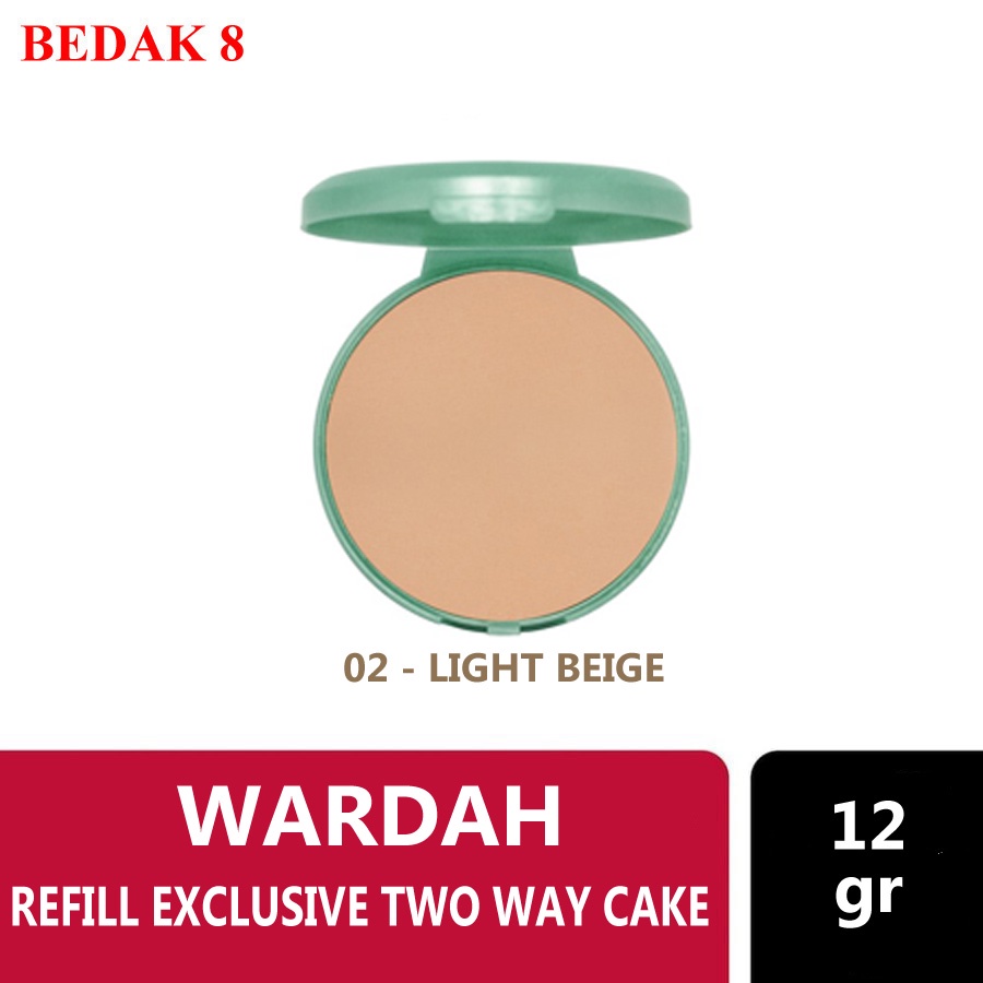 Wardah Refill Exclusive Two Way Cake 12 gr/ Refill Bedak