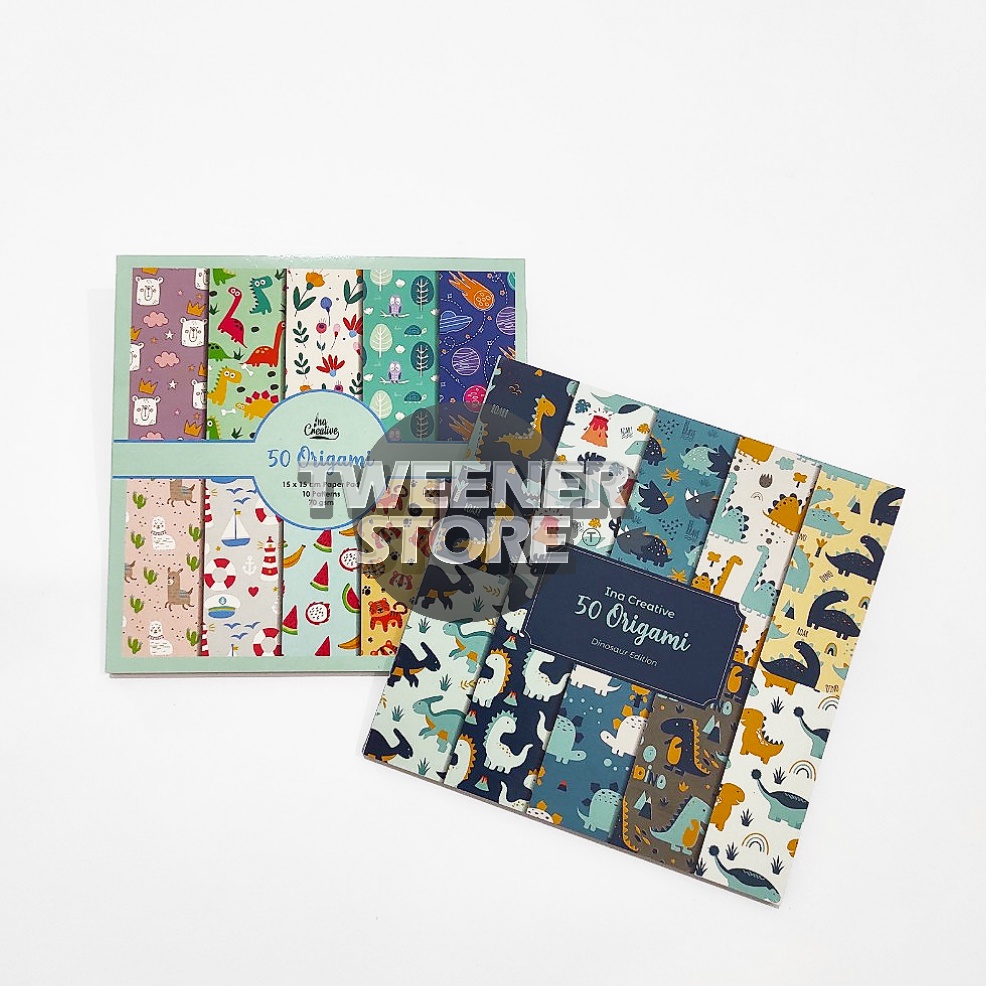

INA Creative | Kertas Lipat Origami Motif Bergambar 15X15cm isi 50 Lembar