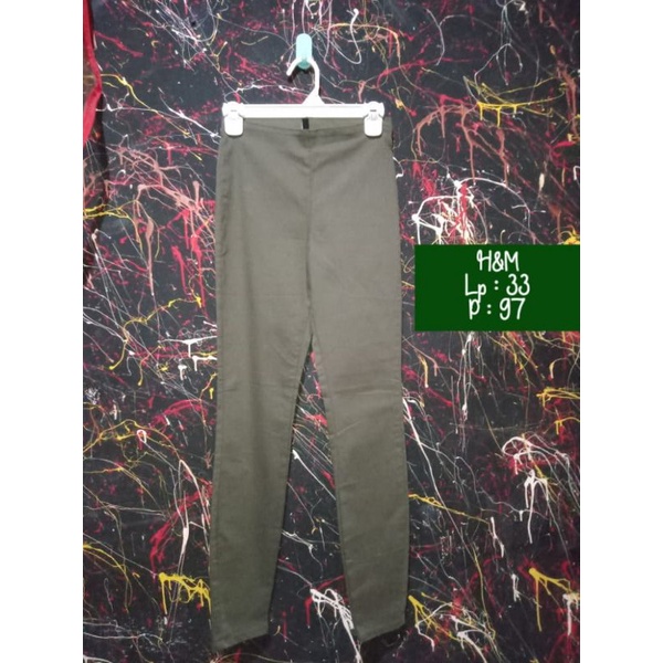 Celana panjang cewe second branded H&M