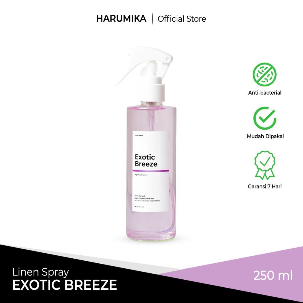 HARUMIKA EXOTIC BREEZE 250 ml LINEN SPRAY ANTI BACTERIAL