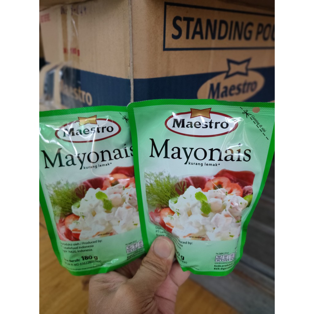 

maestro mayonais/mayonnaise 180 gram