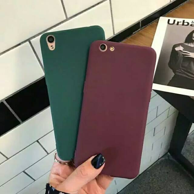 Case Vivo V5 V9 V11 Pro Y91 Y95 Casing Silikon Cover Soft Terlaris Polos Warna Terbaru