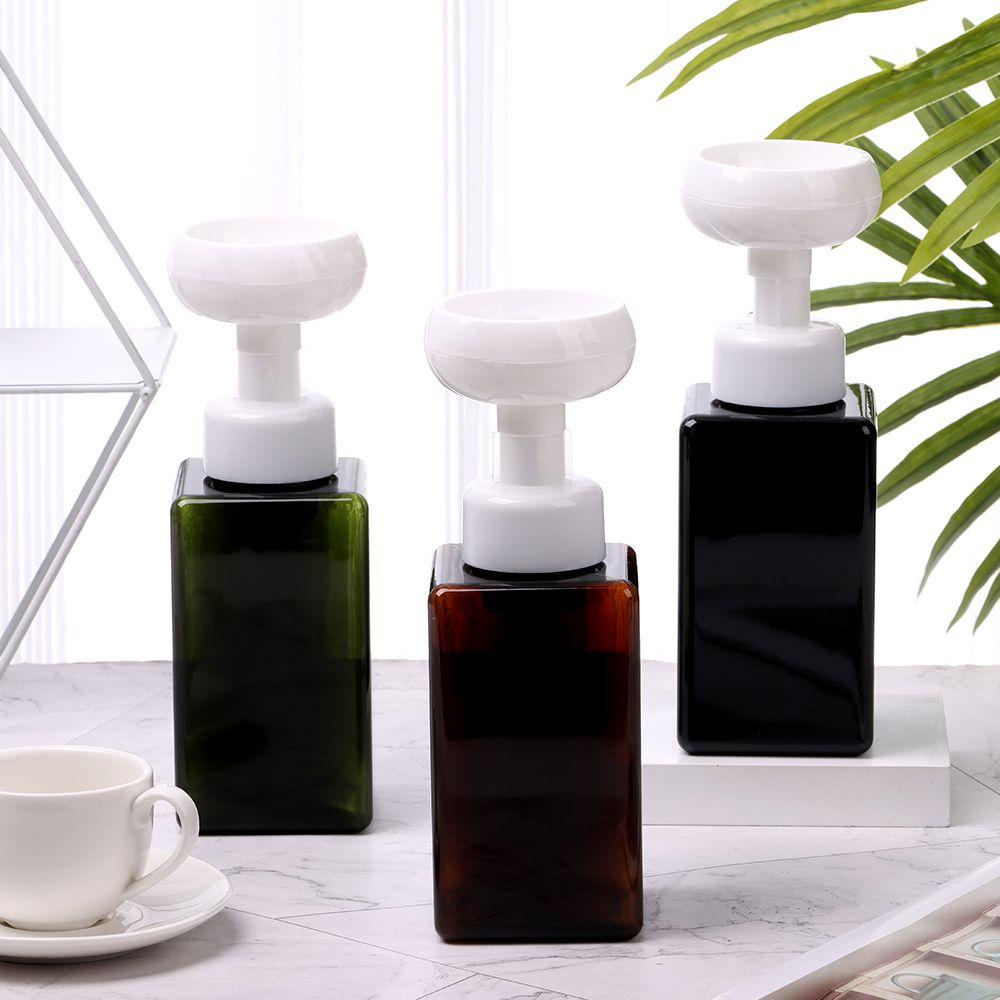 R-flower 450ML Flower Dispenser Sabun Shampoo Shower Gel Foaming Lotions Wadah Pompa