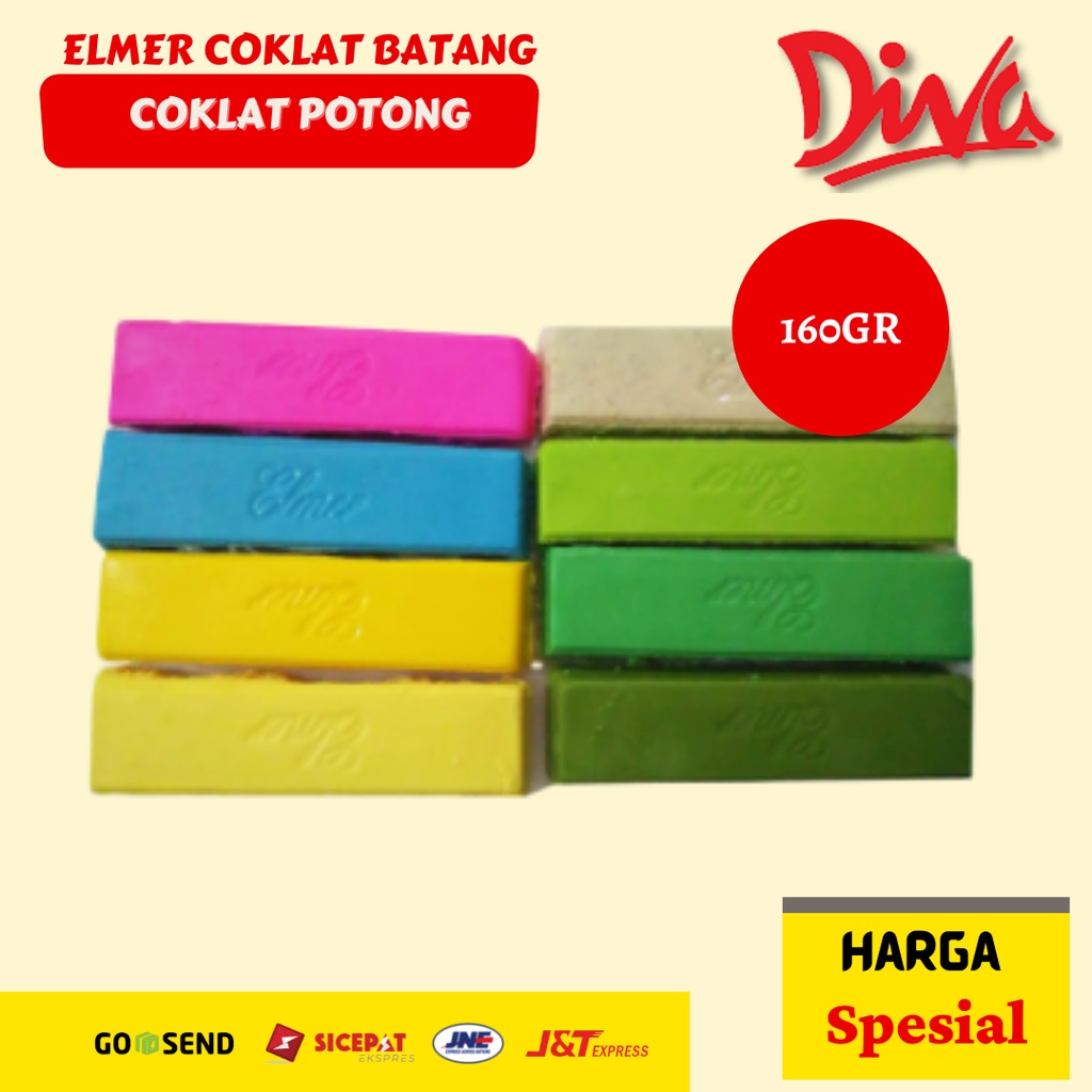 

[160gr] Elmer Coklat Potong - Coklat Batang