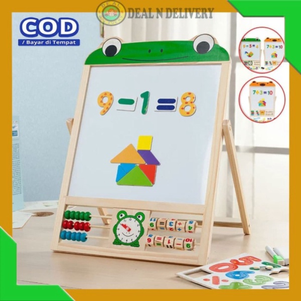 

Unik Papan Tulis Belajar Anak 2 in 1 Multifungsi Karakter Kropi - MOTIF KODOK Berkualitas