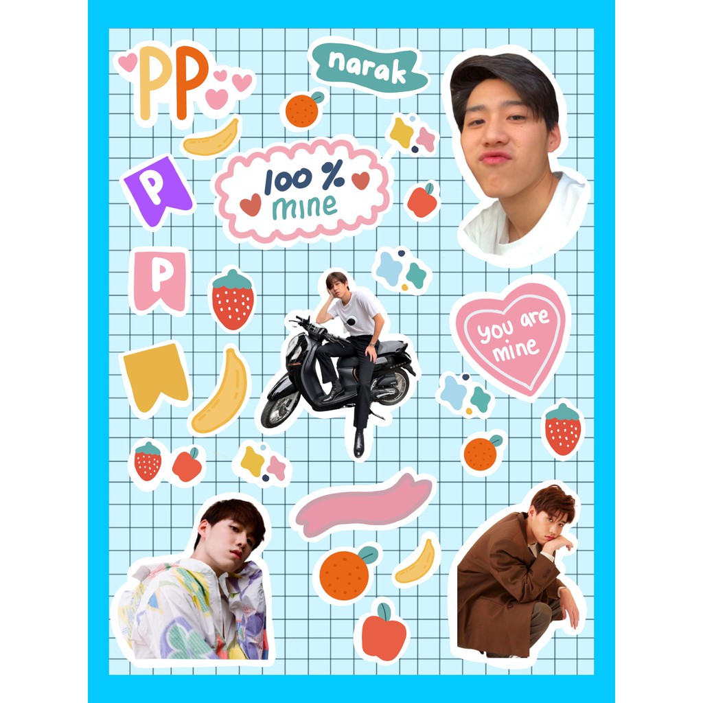 Sticker Thailand Boys 2021 "BLUE" | Billkin PPKrit BKPP Nadao Boys | NADAO ITSAY BKPP