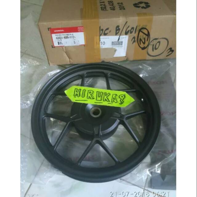 42601-K59-A12 HGP 100% PELEK PELG VELG RACING BELAKANG  HITAM VARIO LED 125 150  42601K59A12