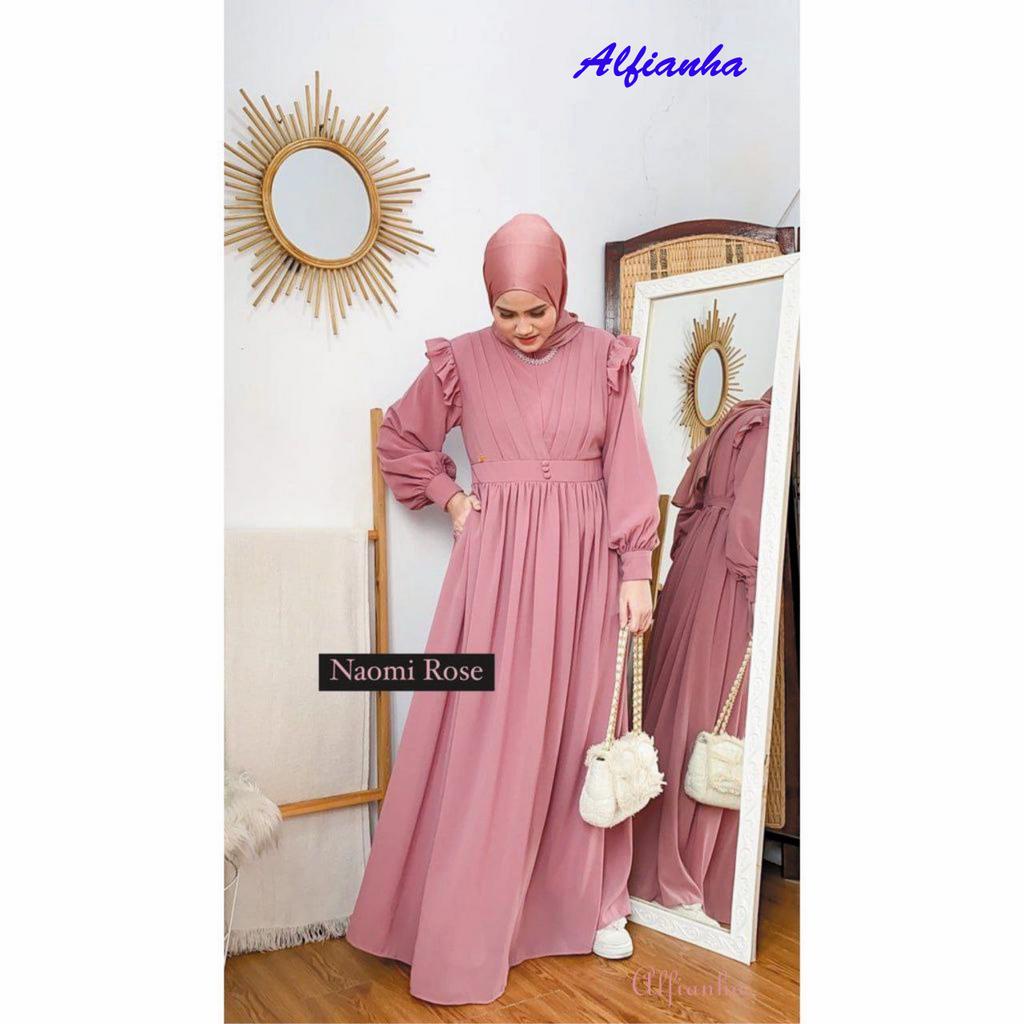 Alfianha Gamis Naomi Crinkle Airflow Premium