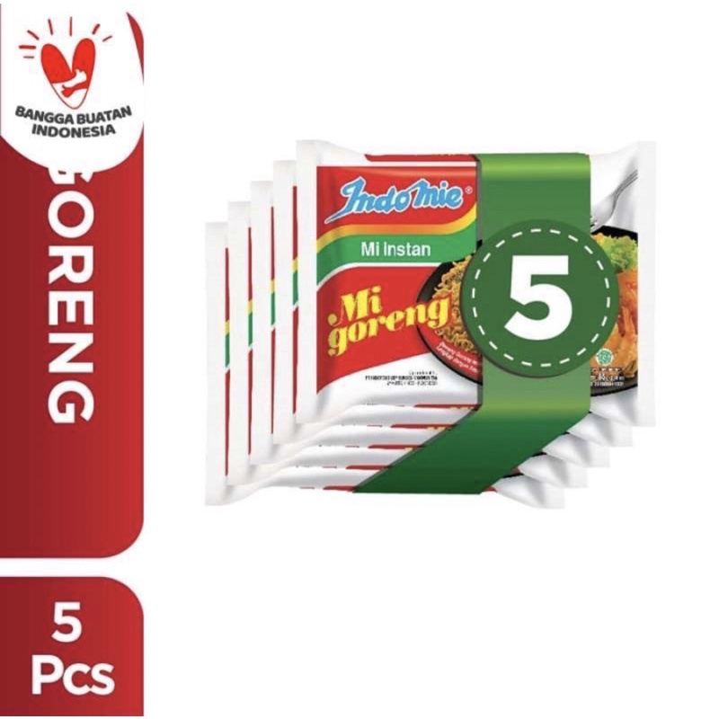 

Indomie Goreng 5 Pcs (85g)