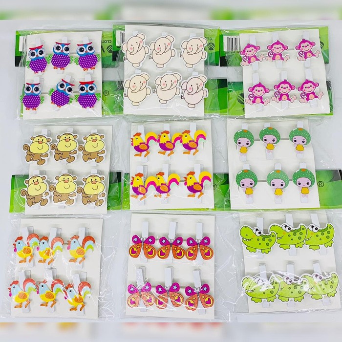 

Penjepit Foto Kayu Karakter / Clothes Pin Fancy