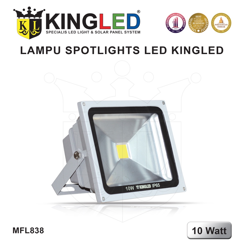 KINGLED Lampu Sorot LED 10 Watt / 20 Watt / 30 Watt / 50 Watt / LED FloodLight 10 - 50 Watt