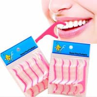 Dental Floss Toothpick Tusuk Gigi Benang Isi 18 Pcs | cunvalla