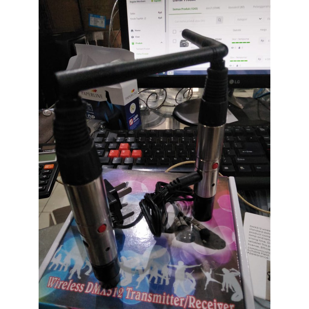 Wireless DMX512 transmitter/receiver new