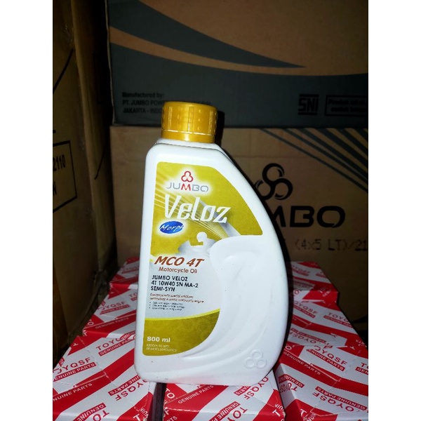 OLI MOTOR JUMBO Veloz 10w40 SN/MA Semi synthetic (0,8L-1L) OLI MOTOR 4T / Motorcycle oil / JUMBO VEL