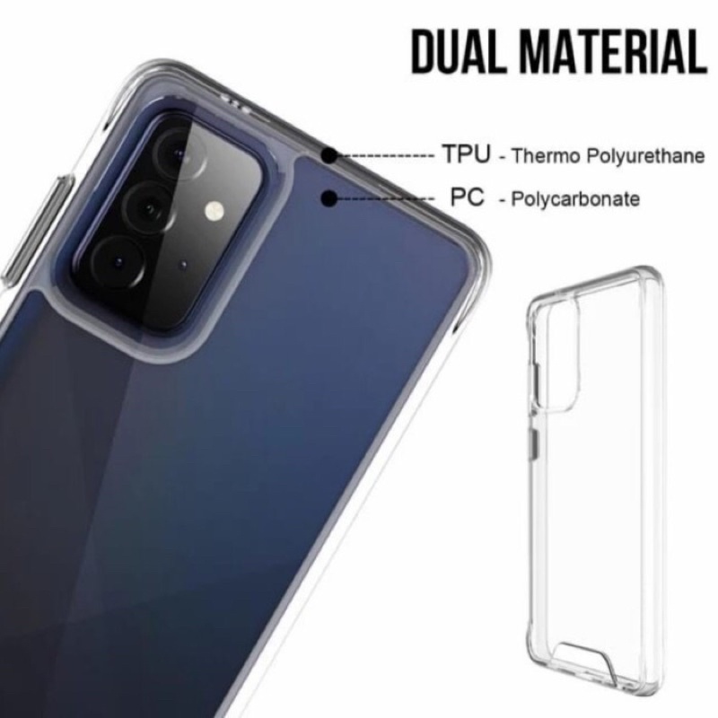 SAMSUNG A22 4G / A32 4G / A32 5G / A52 / A52S / A72 / M22 / M32 SPACE MILITARY HARD CASE BENING TRAN