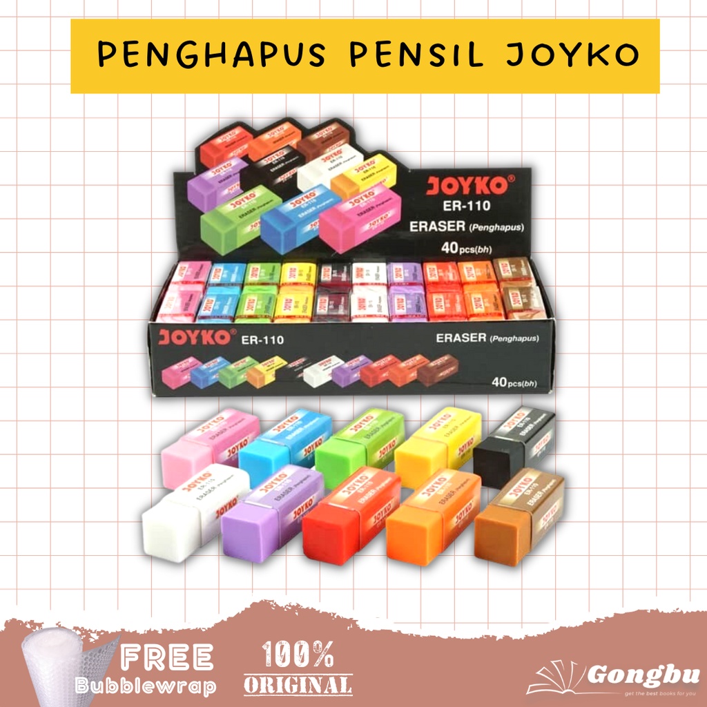 

JOYKO PENGHAPUS PENSIL / ERASER ER-110 (ECER) ORIGINAL