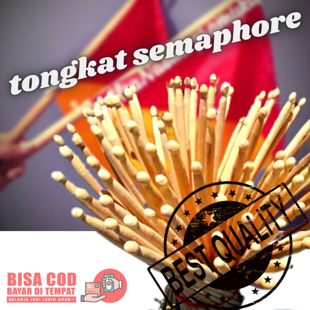 BENDERA TONGKAT STIK SEMAPHORE PRAMUKA