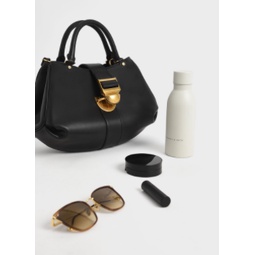 TAS WANITA CK BUCKLE TOP HANDLE BAG PREMIUM IMPORT